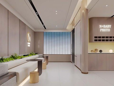  现代卡座沙发 咖啡卡座沙发 餐饮卡座沙发 靠墙卡座沙发su模型 