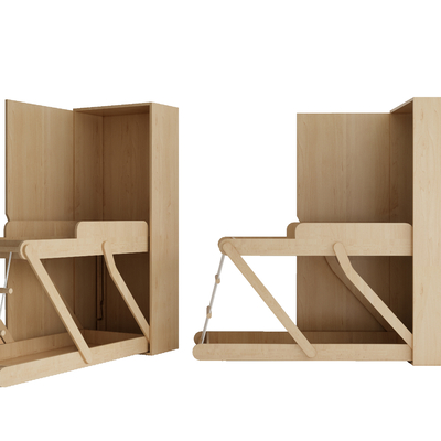 壁床 折叠床 隐形床su模型