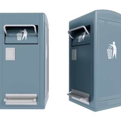 户外垃圾桶 垃圾箱su模型