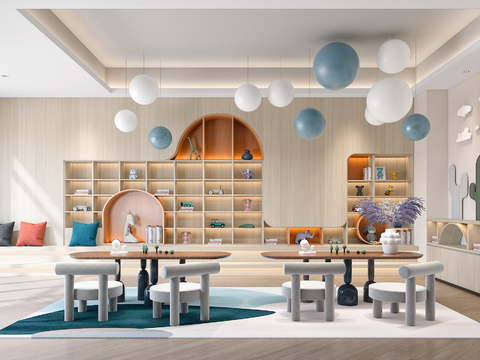 现代儿童娱乐区3d模型 