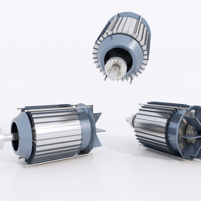 马达 发电机 单相电机su模型