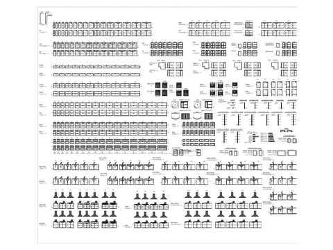  专业橱柜标准图块 