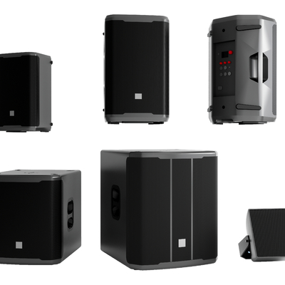 音响 立式音响 舞台音箱su模型