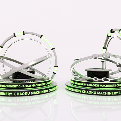 绿色科技美陈 景观小品su模型