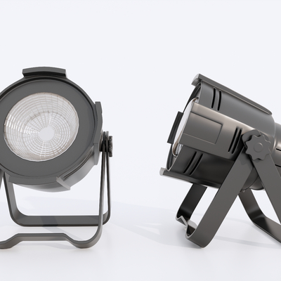 现代舞台灯 追光灯 投光灯 舞美设备 户外灯具 补光灯su模型