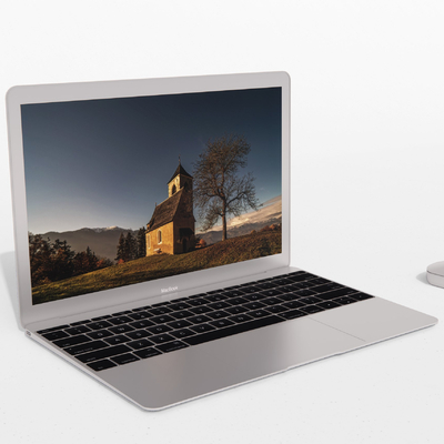  笔记本电脑无线鼠标su模型 