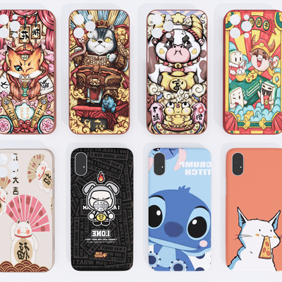 现代手机壳 手机配饰su模型