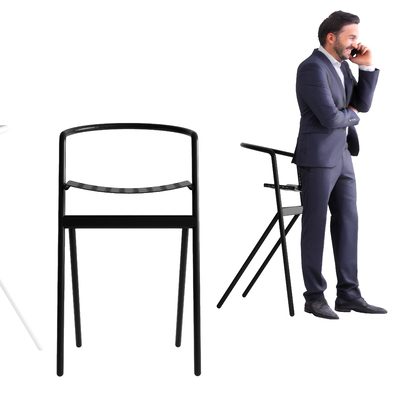 椅子 培训椅 站立办公椅su模型