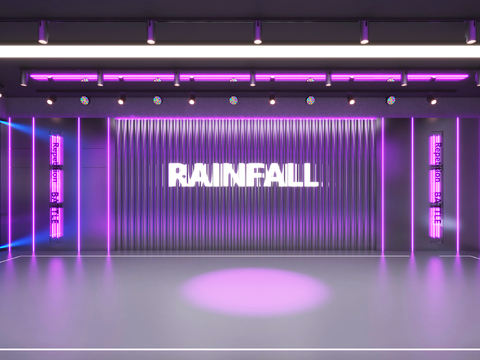  街舞培训 舞蹈教室 舞房3d模型 