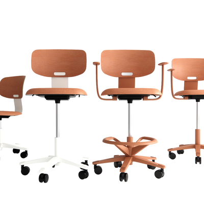 办公椅 电脑椅 职员椅 班前椅su模型