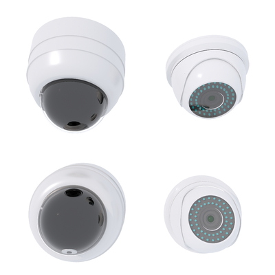  摄像头球机监控探头su模型 