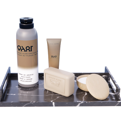  现代洗漱用品托盘su模型 