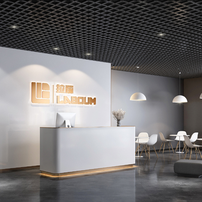  现代美容院前台su模型 