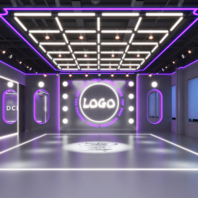  现代舞蹈教室 健身房su模型 