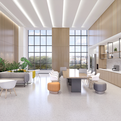  现代休闲区 茶水间su模型 