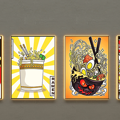  菜牌灯箱 海报灯箱su模型 