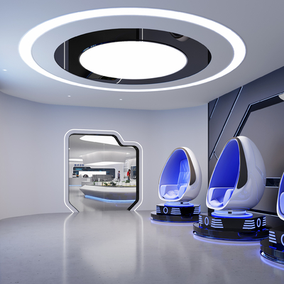  现代VR体验馆su模型 