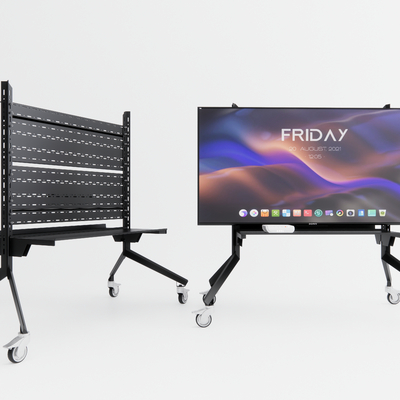 显示器支架 电脑支架 移动支架su模型