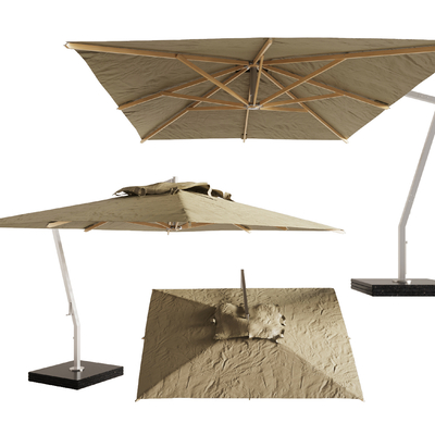 遮阳伞 户外伞su模型