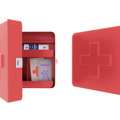  医疗急救包 应急包 药箱su模型 