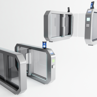 门禁机 速通门 摆闸 单向门 安检入口su模型