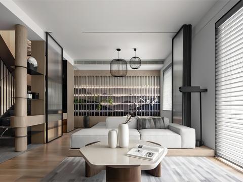  客厅卧室cad施工图 