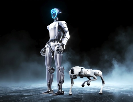  宇树机器人机器狗su模型 