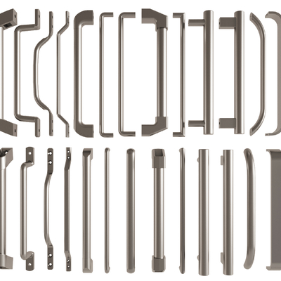 大门拉手 长拉手 门把手su模型