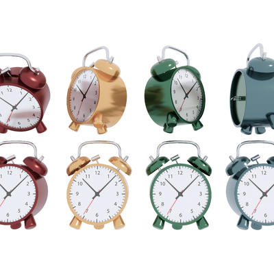  现代闹钟su模型 