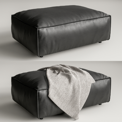  Living Divani 现代沙发凳脚踏su模型 