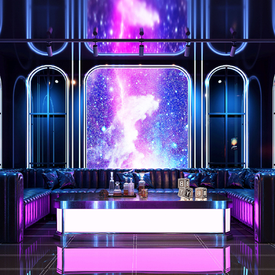  现代KTV包房su模型 