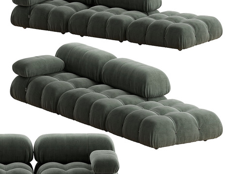  B&B 软体沙发3d模型 