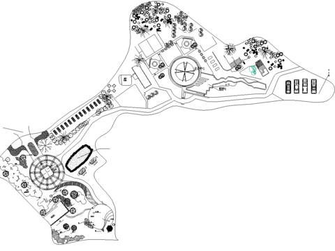 某公園綠化CAD施工圖 