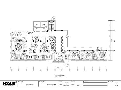  武汉赛江南（沿江店）CAD施工图 