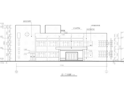  衛(wèi)生院建筑cad施工圖 