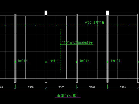  玻璃雨棚节点大样 