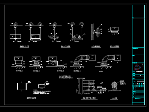  三十一层小区住宅楼暖通cad施工图 