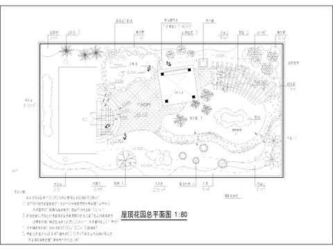  园林景观cad平面图 