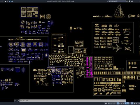  室内装饰常用CAD图库 