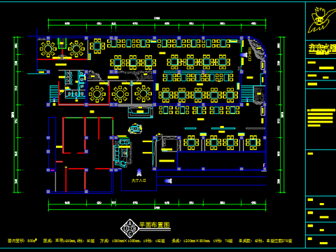 火锅店建筑CAD施工图 