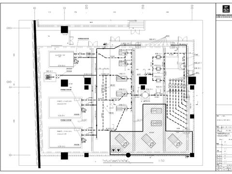  高层公建暖通cad施工图 
