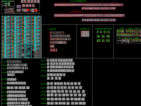  衣柜标准组合CAD施工图 