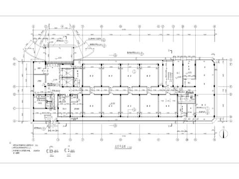  某精神病療養(yǎng)院全套建筑CAD施工圖 