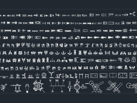  健身器材CAD图库 