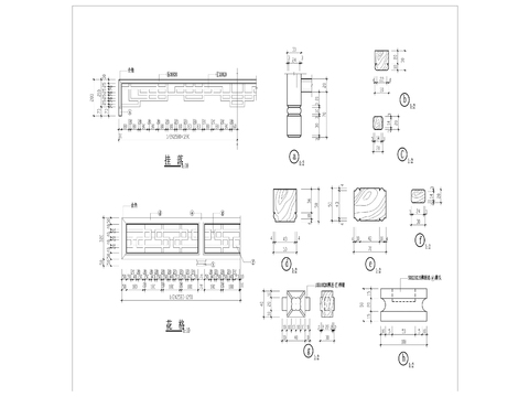  16锦挂落cad大样图 