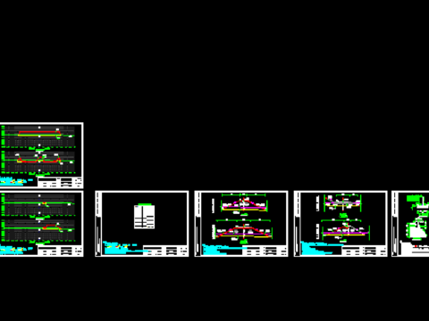  生活垃圾焚烧场地cad平面图 