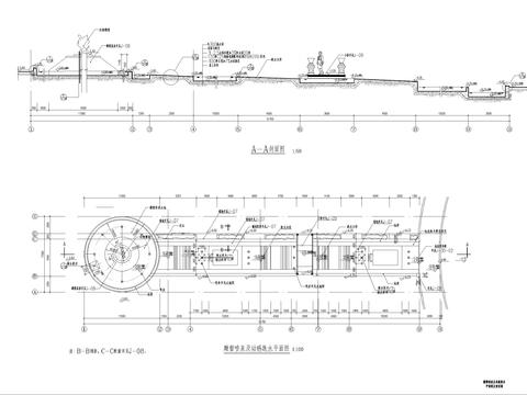  雕塑喷泉及动感跌水CAD节点大样 