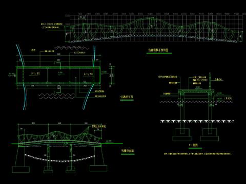  仿藤扶手设计cad施工图 