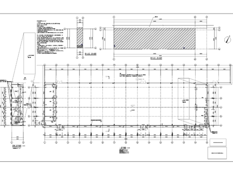  建設工業(yè)202工房擴建CAD施工圖 