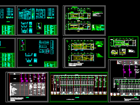  变电所电气CAD图库 